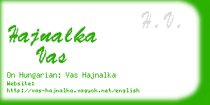 hajnalka vas business card